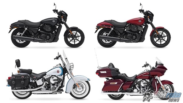 Harley-Davidson divulga modelos da linha 2016