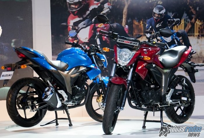 Nova Suzuki Gixxer 155 a caminho do Brasil