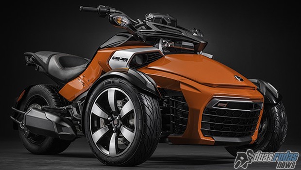 Lançado pela marca canadense BRP o novo Can-Am Spyder F3 2015