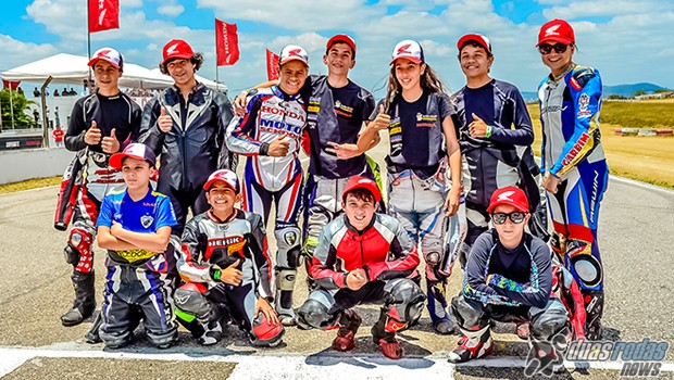 Seletiva para novos talentos da motovelocidade na temporada 2016 da Honda Junior Cup