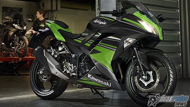 Ninja 300 em versão inspirada no Campeonato Mundial de SuperBike chega as concessionárias